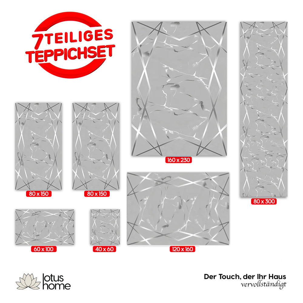 7-teiliges Teppich-Set CK 5291