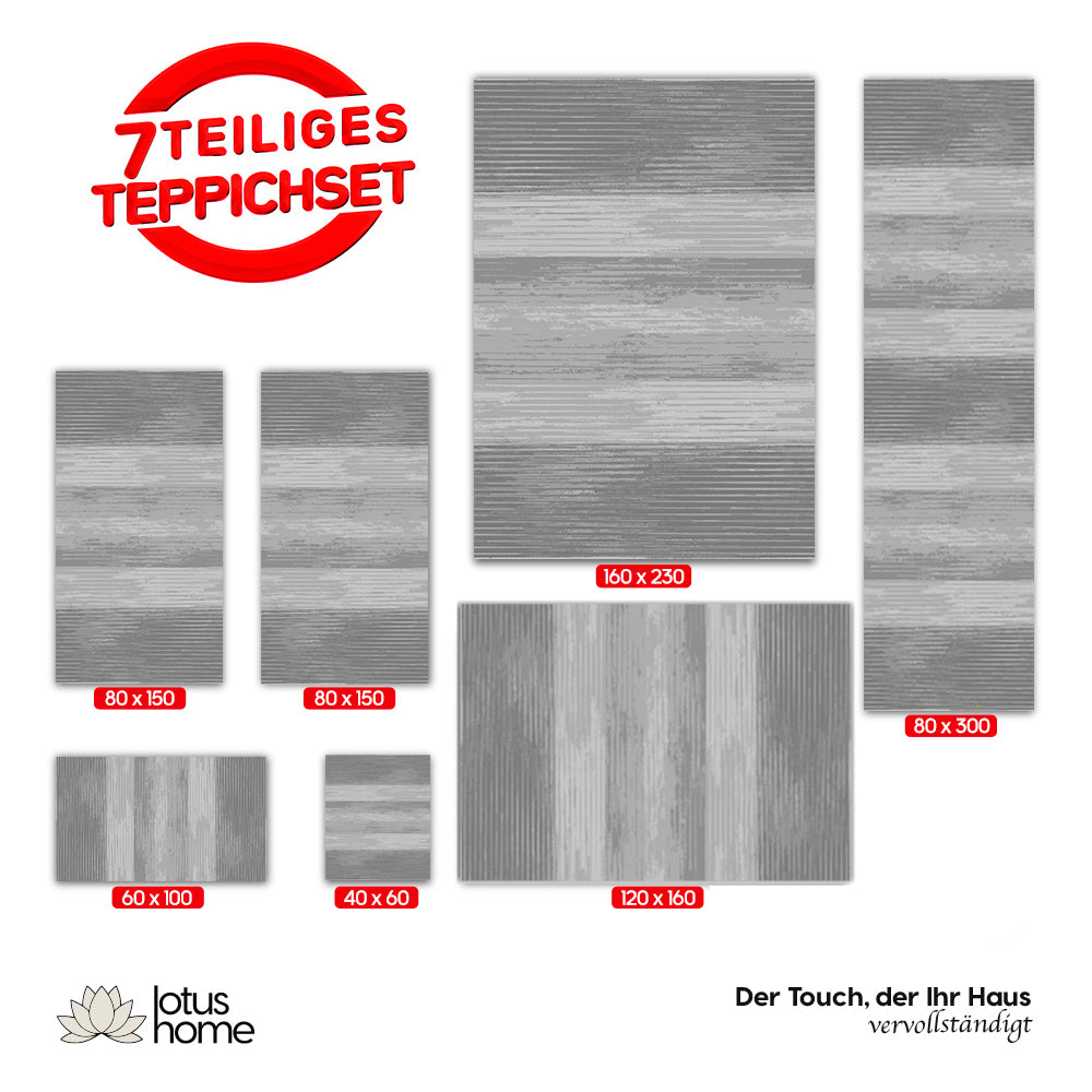 7-teiliges Teppich-Set CK 874