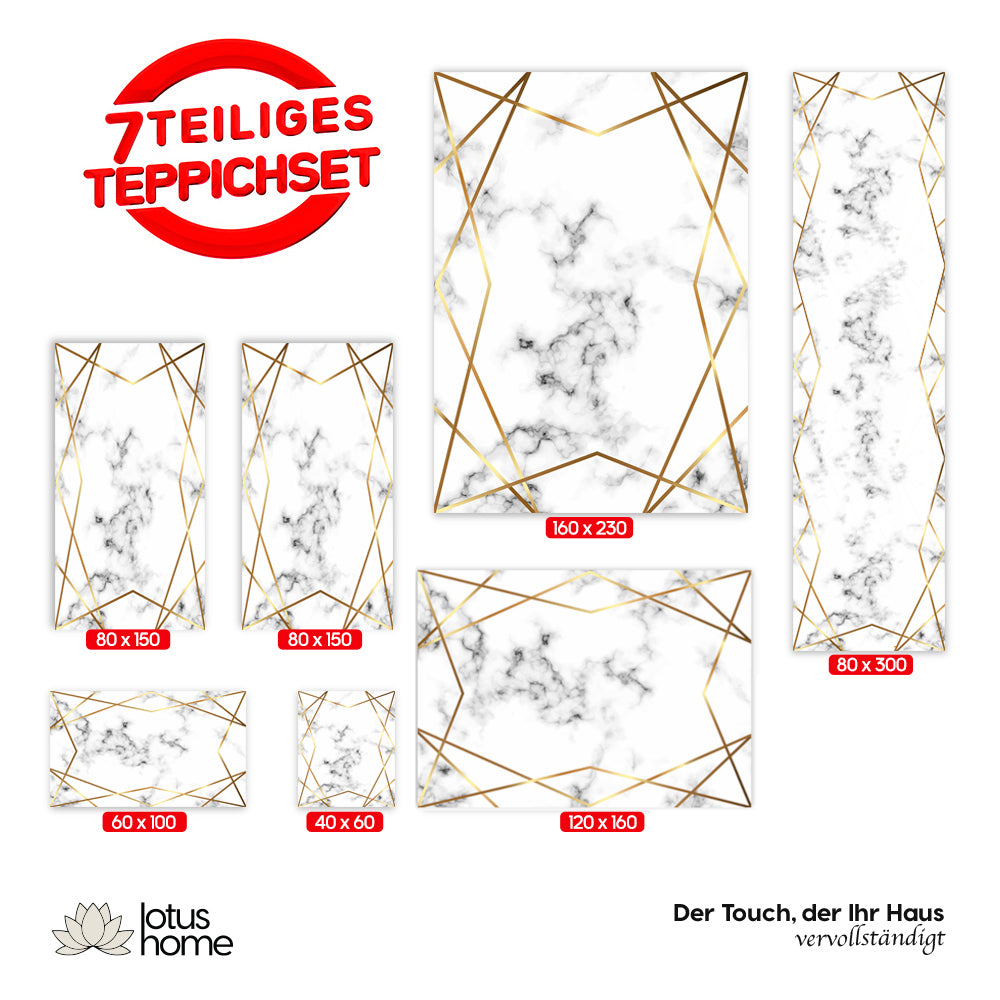7-teiliges Teppich-Set FM 2020