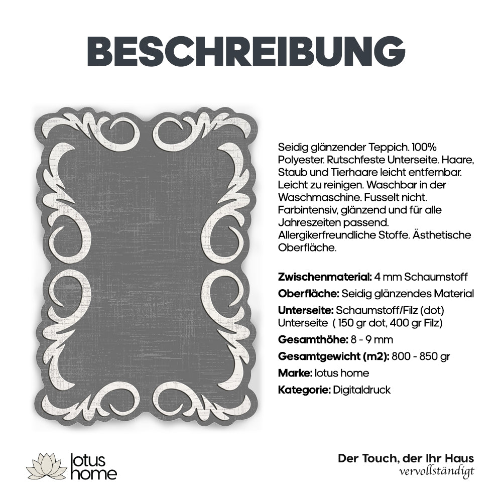 7-teiliges Teppich-Set Irem 1027 Lazer