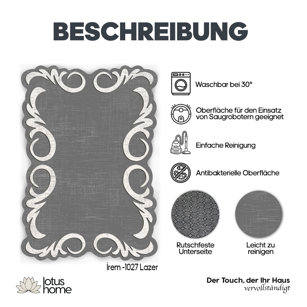 7-teiliges Teppich-Set Irem 1027 Lazer