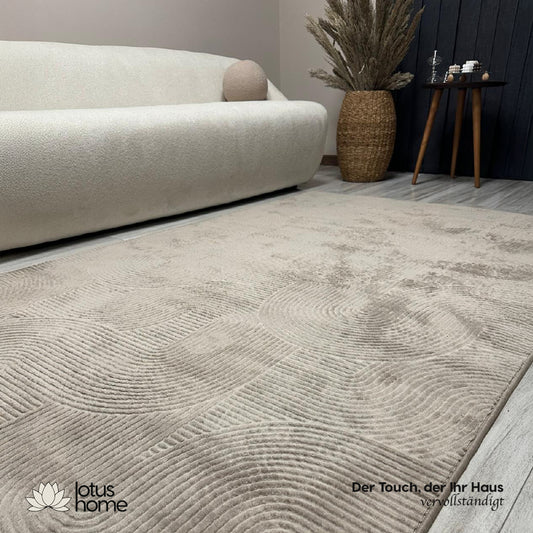 5-teiliges Teppich-Set Joy Dunkelbeige RA 777