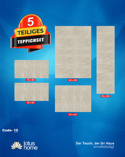 5-teiliges Teppich-Set Kassia Code-15
