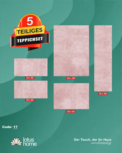 5-teiliges Teppich-Set Kassia Code-17