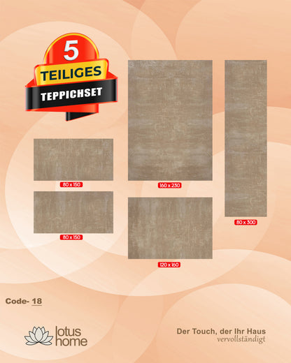 5-teiliges Teppich-Set Kassia Code-18