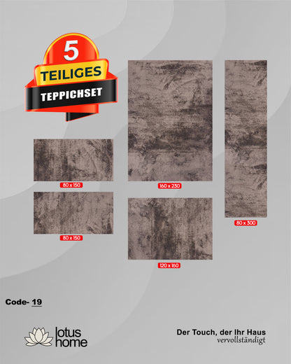 5-teiliges Teppich-Set Kassia Code-19