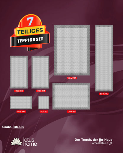 7-teiliges Teppich-Set BS-08