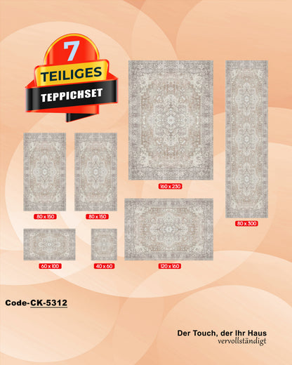 7-teiliges Teppich-Set CK-5312