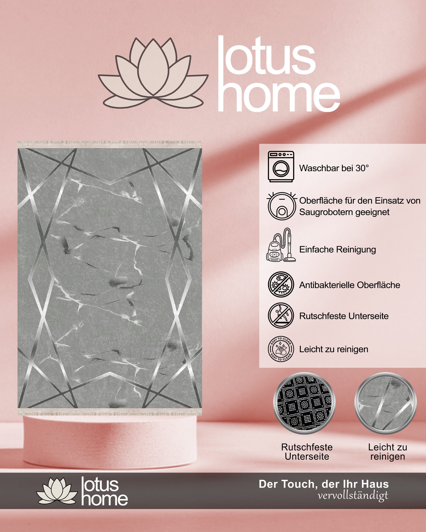 7-teiliges Teppich-Set CK 5291