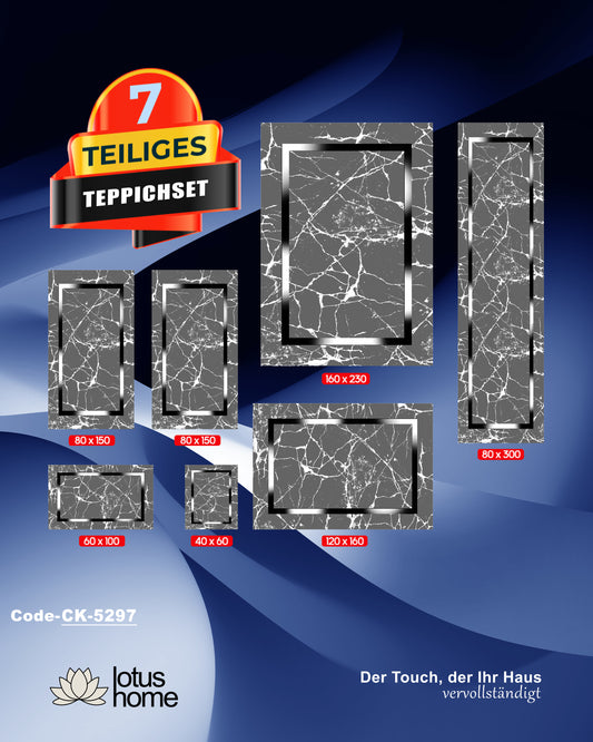 7-teiliges Teppich-Set CK 5297