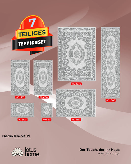 7-teiliges Teppich-Set CK 5301