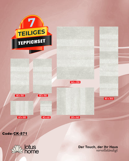 7-teiliges Teppich-Set CK 871