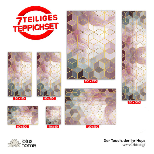 7-teiliges Teppich-Set CK 5293