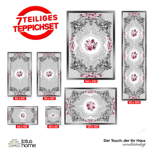 7-teiliges Teppich-Set CK 5296
