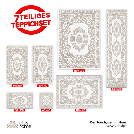 7-teiliges Teppich-Set CK 5300