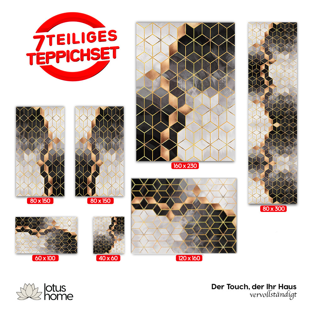 7-teiliges Teppich-Set CK 5303