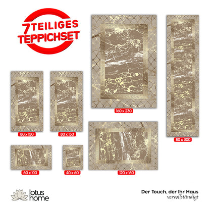 7-teiliges Teppich-Set CK 802