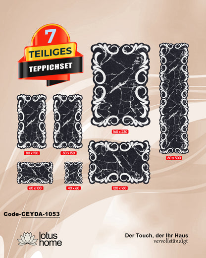 7-teiliges Teppich-Set Ceyda 1053