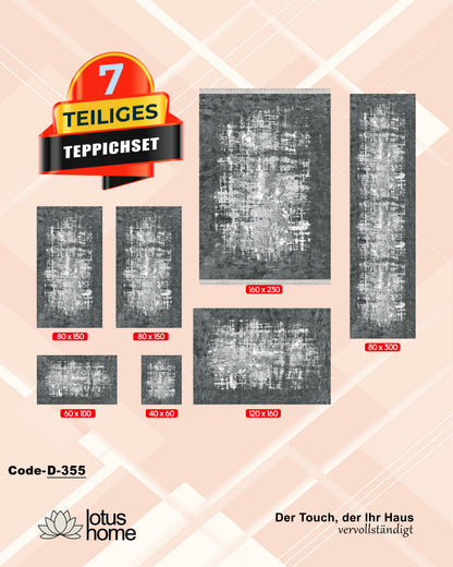 7-teiliges Teppich-Set D 355