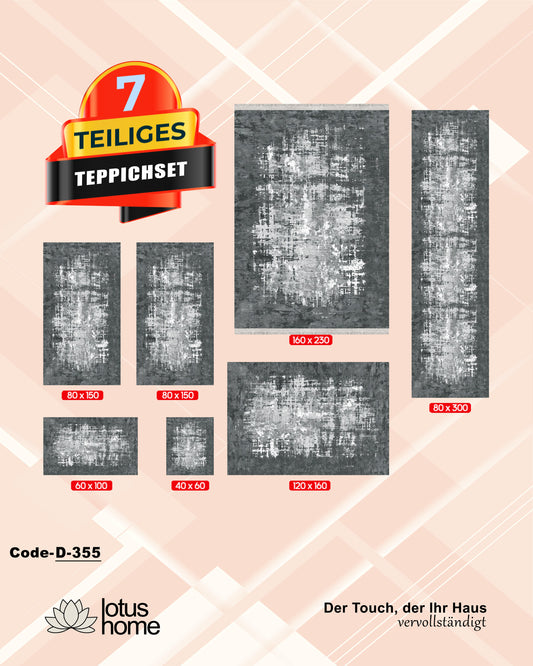 7-teiliges Teppich-Set D 355