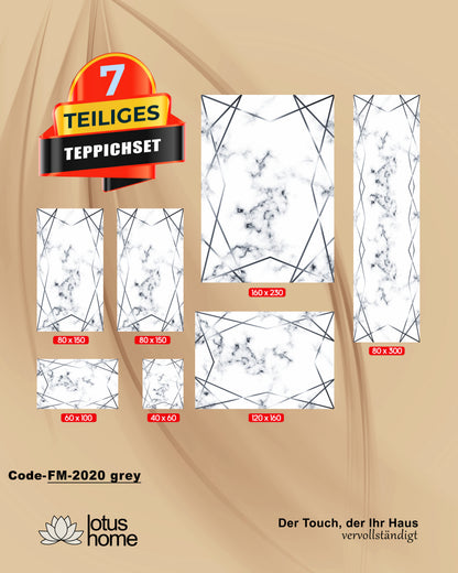 7-teiliges Teppich-Set FM 2020 GRI