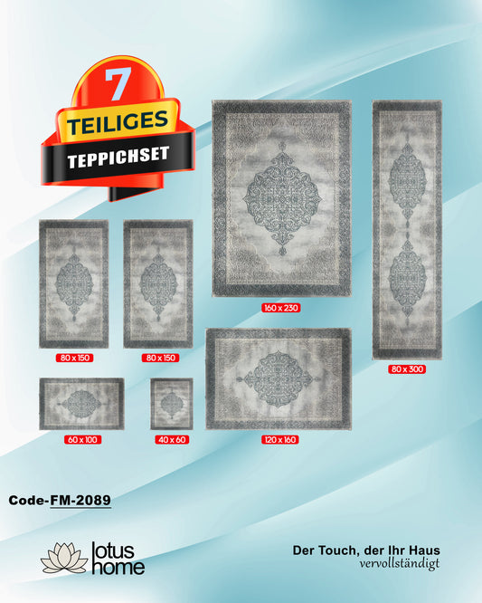 7-teiliges Teppich-Set FM 2089