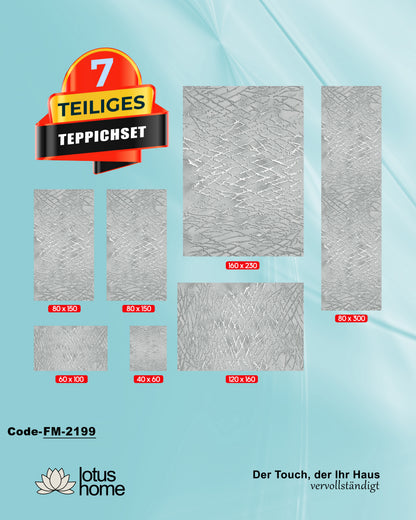 7-teiliges Teppich-Set FM-2199