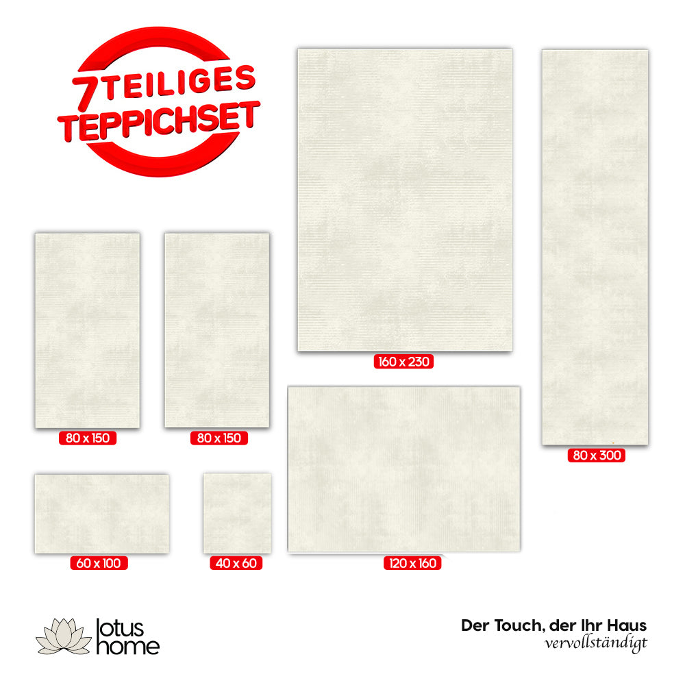 7-teiliges Teppich-Set FM 2073