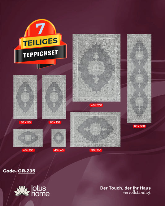 7-teiliges Teppich-Set GR-235