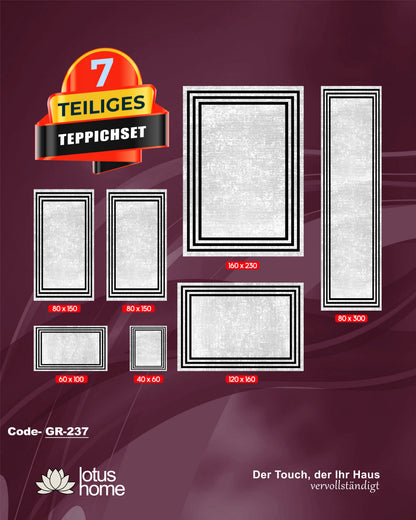 7-teiliges Teppich-Set GR-237