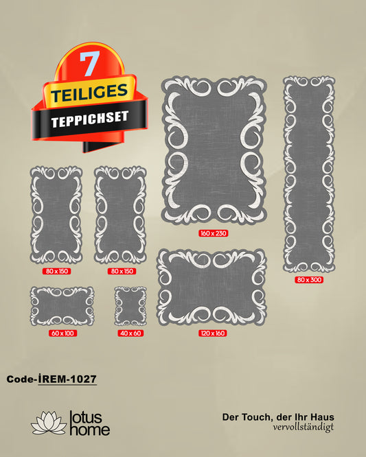 7-teiliges Teppich-Set Irem 1027
