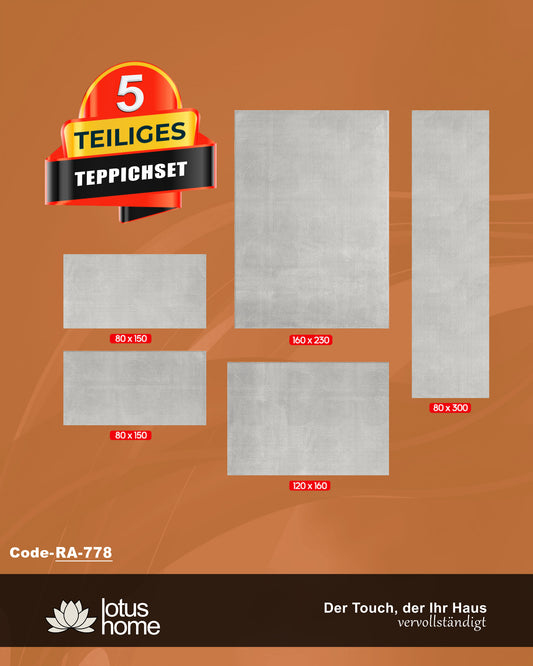 5-teiliges Teppich-Set Joy RA-778