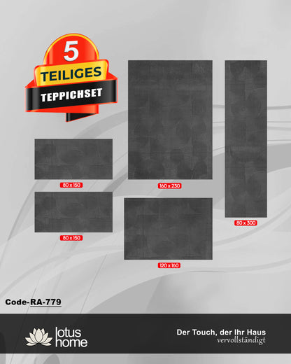5-teiliges Teppich-Set Joy RA-779