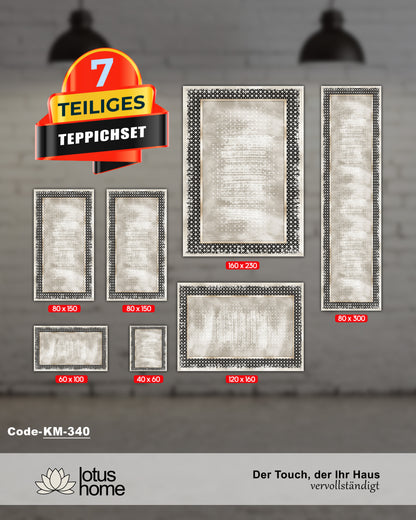 7-teiliges Teppich-Set KM-340