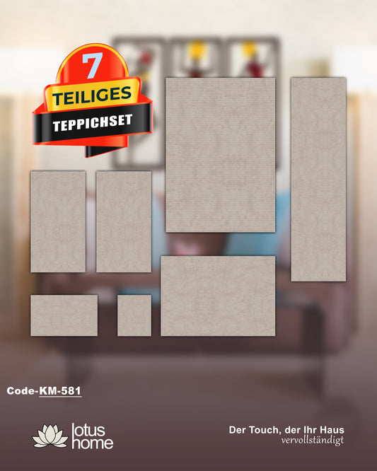 7-teiliges Teppich-Set KM-581
