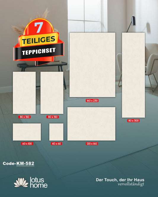 7-teiliges Teppich-Set KM-582