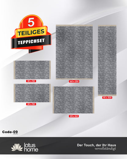 5-teiliges Teppich-Set Yeiyanda Code-09